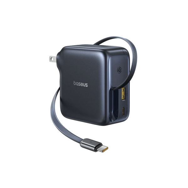 Baseus EnerCore CJ11 Fast Charger with Retractable Cable 2C+U 100W