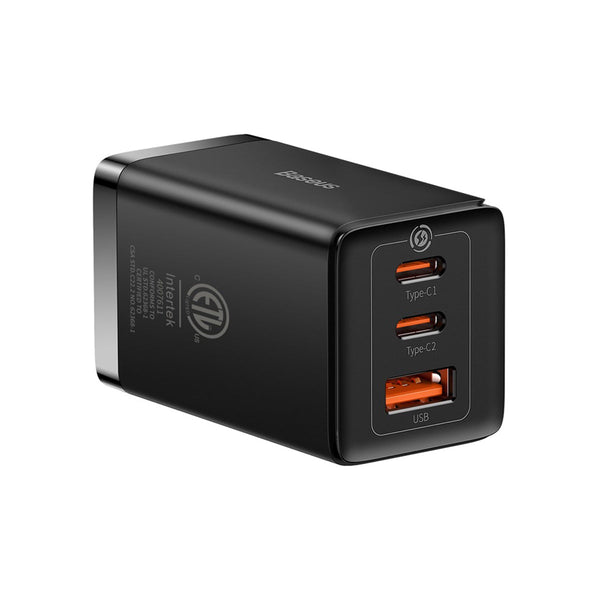 Baseus Gan5 Pro 3 Ports Fast Charger 65W