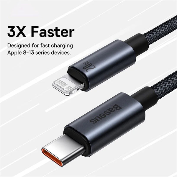Baseus PD USB C Cable For iPhone 13 12 11 pro max Fast Charging Cable For iPhone USB Type C Cable For Xiaomi Samsung