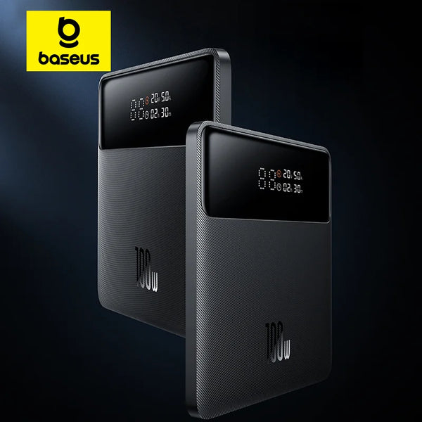 Baseus Blade HD 100W Power Bank 20000mAh Fast Charging Powerbank pour iPhone 15 14 13 Pro Max Notebook